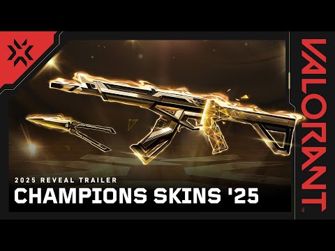 GO FOR GOLD // Champions 2025 Skin Reveal Trailer - VALORANT