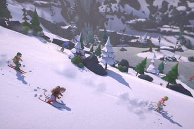 Skiing racing game Lonely Mountains: Snow Riders is coming to PlayStation 5