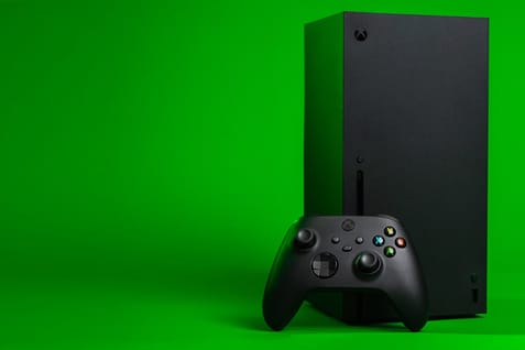 Xbox Series X with controller